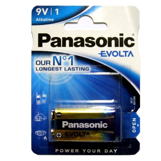 Panasonic μπαταρία Evolta 9V (1τμχ)