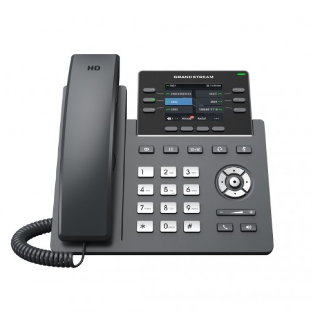 Grandstream GRP2613W 6-line Carrier-Grade IP Phone with integrated Wi-Fi 6 and Bluetooth®