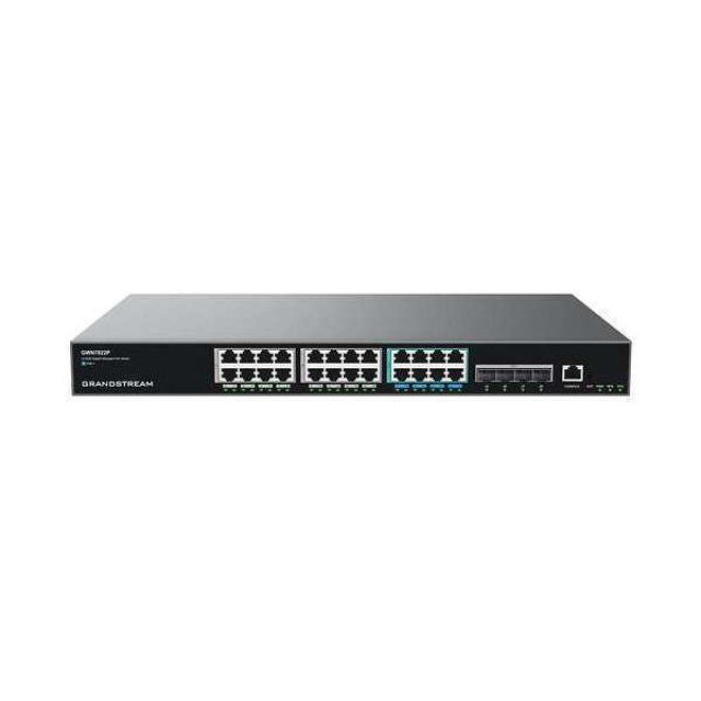 Grandstream GWN7822P Managed L3 PoE++ Switch με 24 Θύρες Gigabit (1Gbps) Ethernet και 4 SFP Θύρες