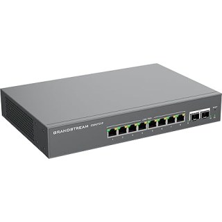 Grandstream GWN7721P Managed L2 PoE+ Switch με 8 Θύρες Gigabit (1Gbps) Ethernet και 2 SFP Θύρες